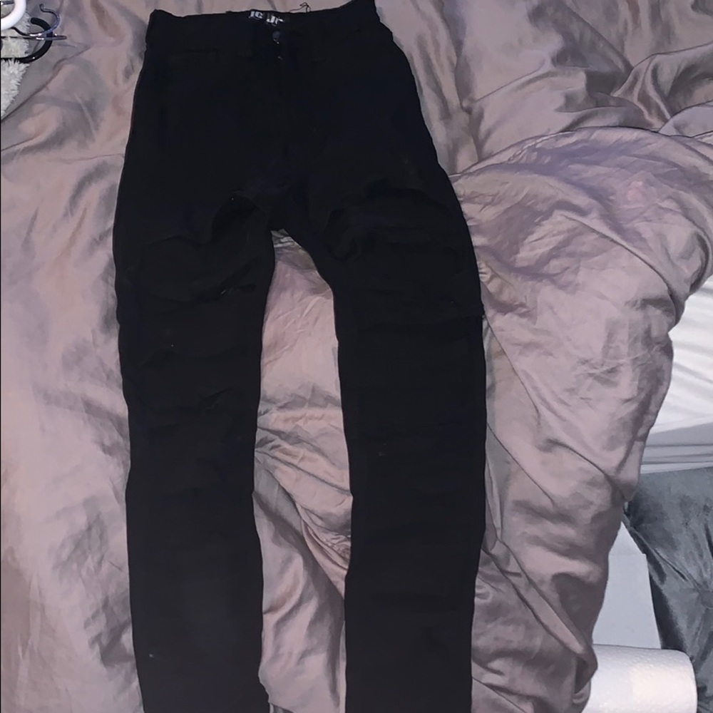 black jeggings